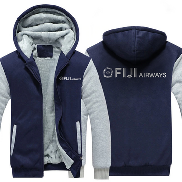 FIJI AIRLINES JACKETS FLEECE SWEATSHIRT
